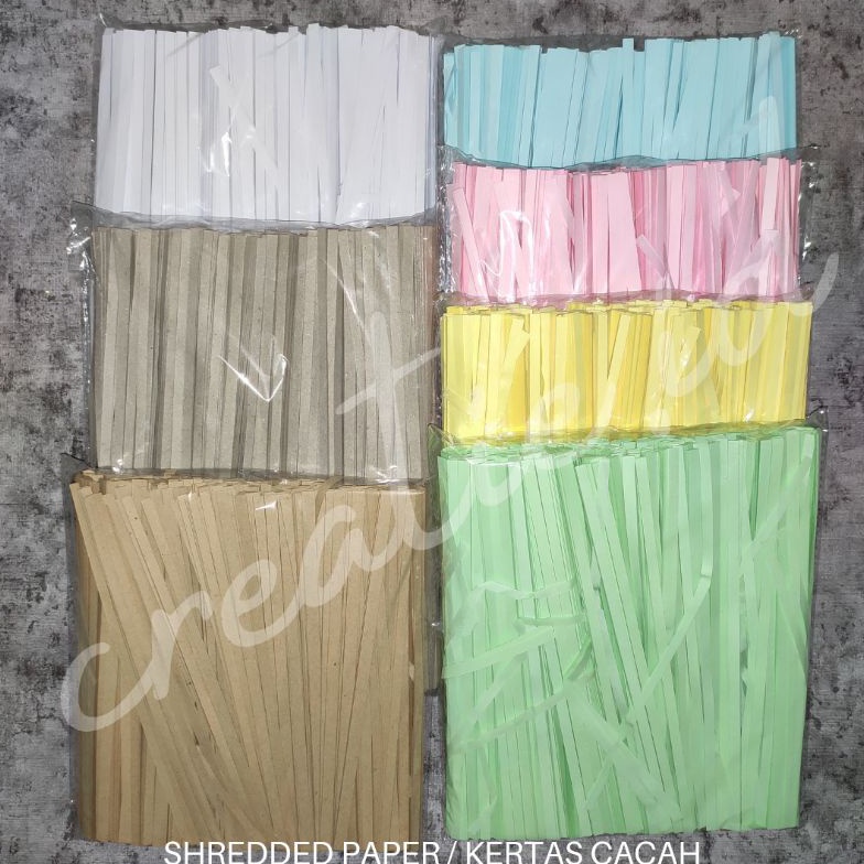 

61 [1 KG] SHREDDED PAPER / KERTAS CACAH / SERUT / RUMPUT / KAWUL Diskon )V