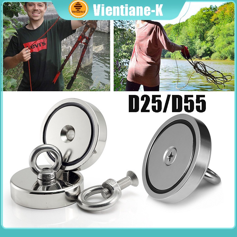 LKJ-74 D25 D55 Strong Magnet Neodymium Magnet Fishing Magnet bulat 108