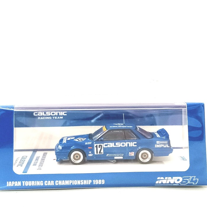 HOT SALE INNO MODELS SKALA 1 64 NISSAN SKYLINE GTS-R R31 NO.12 CALSONIC 1989 TERMURAH