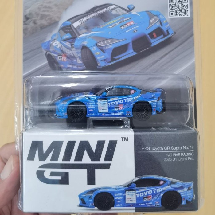 MUST HAVE MINIGT HKS TOYOTA GR SUPRA BLUE TERLARIS
