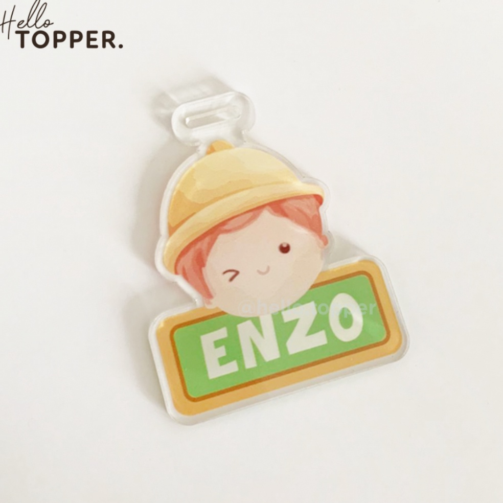 

DZXD-64 Custom Bag Tag Anak Custom Gantungan Tas Luggage Tag Akrilik Lucu 134