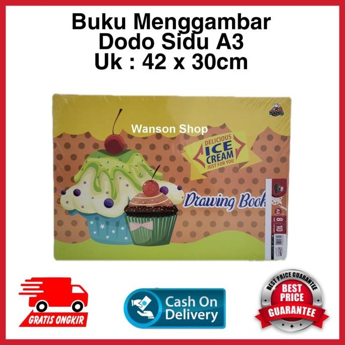 

BUKU GAMBAR DODO A3 1 PACK / BUKU MENGGAMBAR A3 DODO
