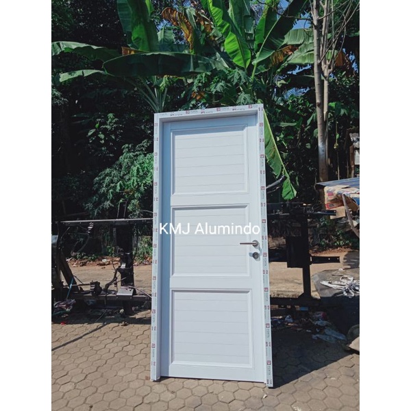 Pintu aluminium panel 90x210