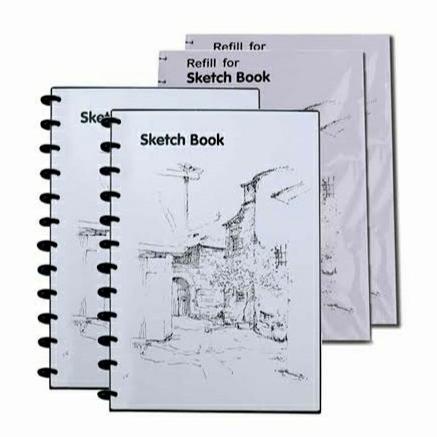 

A3 LYRA SKETCH BOOK REFILLABLE BUKU GAMBAR SKETSA BISA ISI ULANG