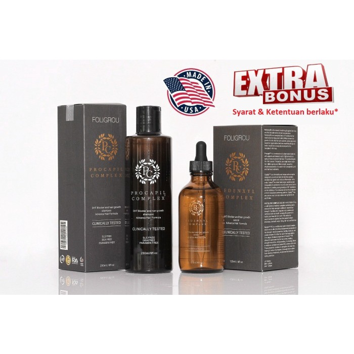 Foligrou Hair Tonic Dan Shampoo Penumbuh Rambut