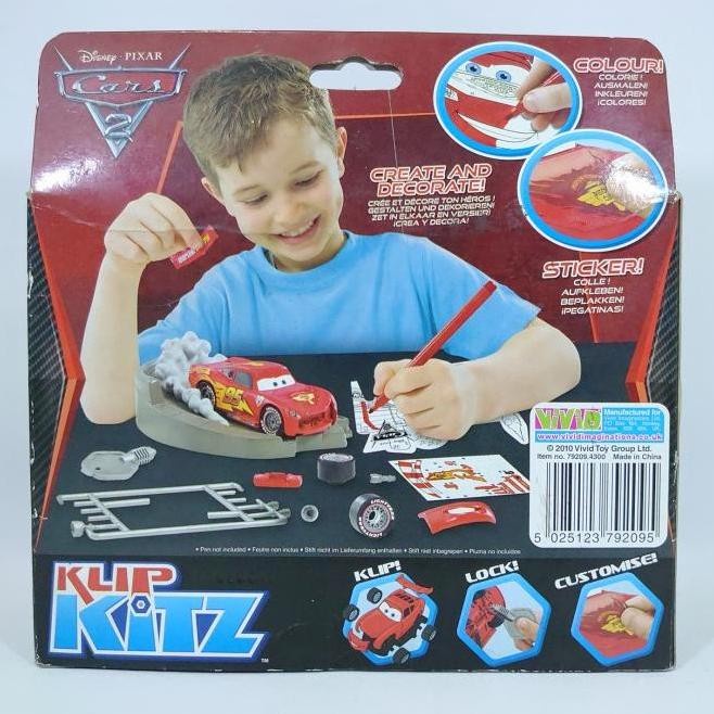 DISKON SPESIAL DISNEY PIXAR CARS 2 MINI KIT LIGHTNING MCQUEEN KLIP KITZ TERBARU