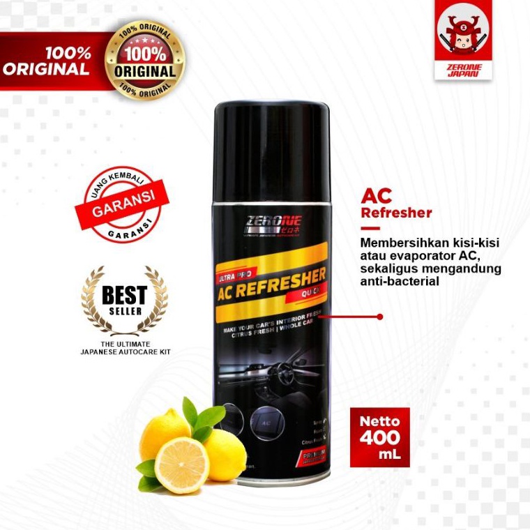 ready.. Zerone Japan Pembersih Ac mobil Terlaris Ac Refresher Original