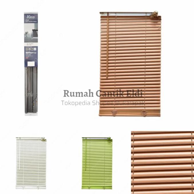ACE KRIS ORI TIRAI GULUNG PVC VENETIAN BLIND / LIPAT / GORDEN