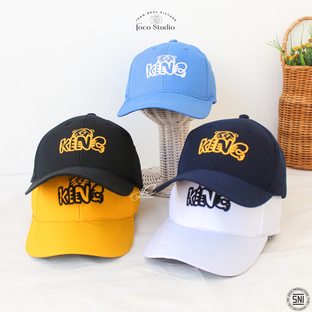 Model Terkini¢Jocoproduction - Topi Anak BASEBALL Premium Bordir King'