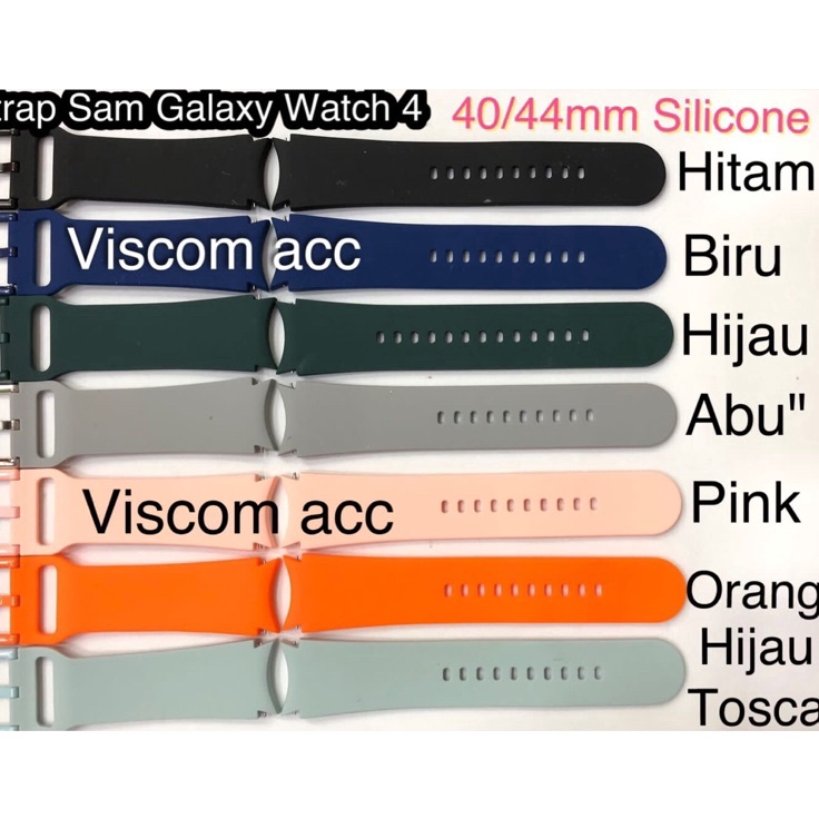 Ly Strap Samsung galaxy watch 4 40/44mm || Tali jam silicone watch 4 ✵ (Bestseller)