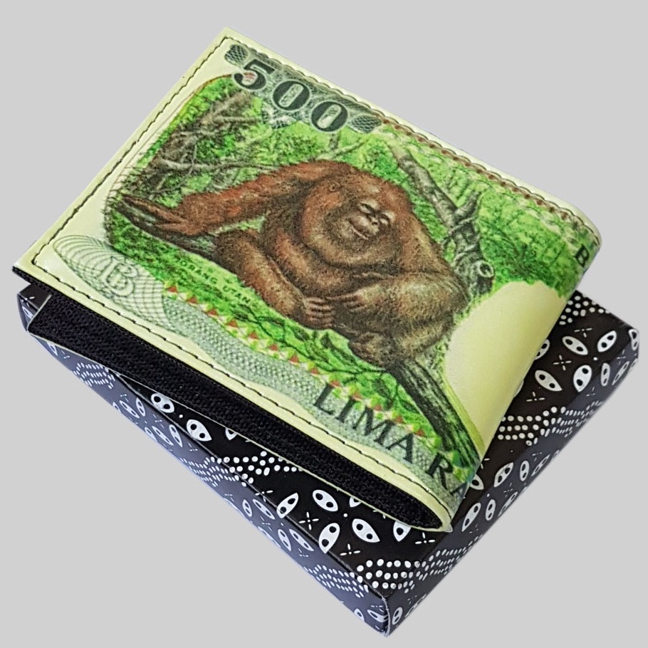 Super Promo 7.7 BOMBASTIS SALE DOMPET PRIA DOMPET PENDEK DOMPET LIPAT MOTIF UANG KERTAS LAMA Rp500 +