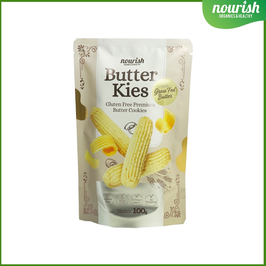 

☌➜✥ Butter Kies - Gluten Free Premium Grass Fed Butter Cookies 100gr Harga Termurah