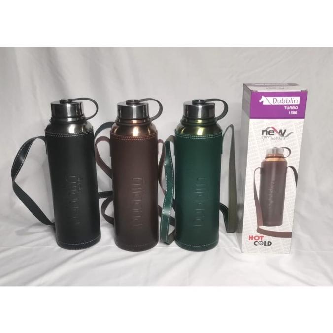 TERMOS TEMPAT MINUM BOTOL STAINLESS VACUUM DUBBLIN - TURBO 1500ML MEGARAHMA6