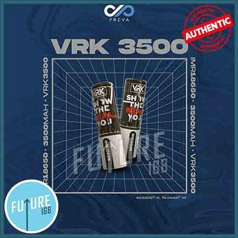 VRK Battery 18650 3500mAh 30A 3.7V ORIGINAL 100%, Baterai VRK 3500 mAh