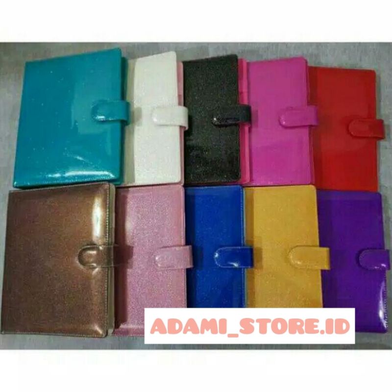 

Binder gliter lanasi glossy 20 ring (A5) dan 26 ring (B5) free isi 50 lbr & pulpen