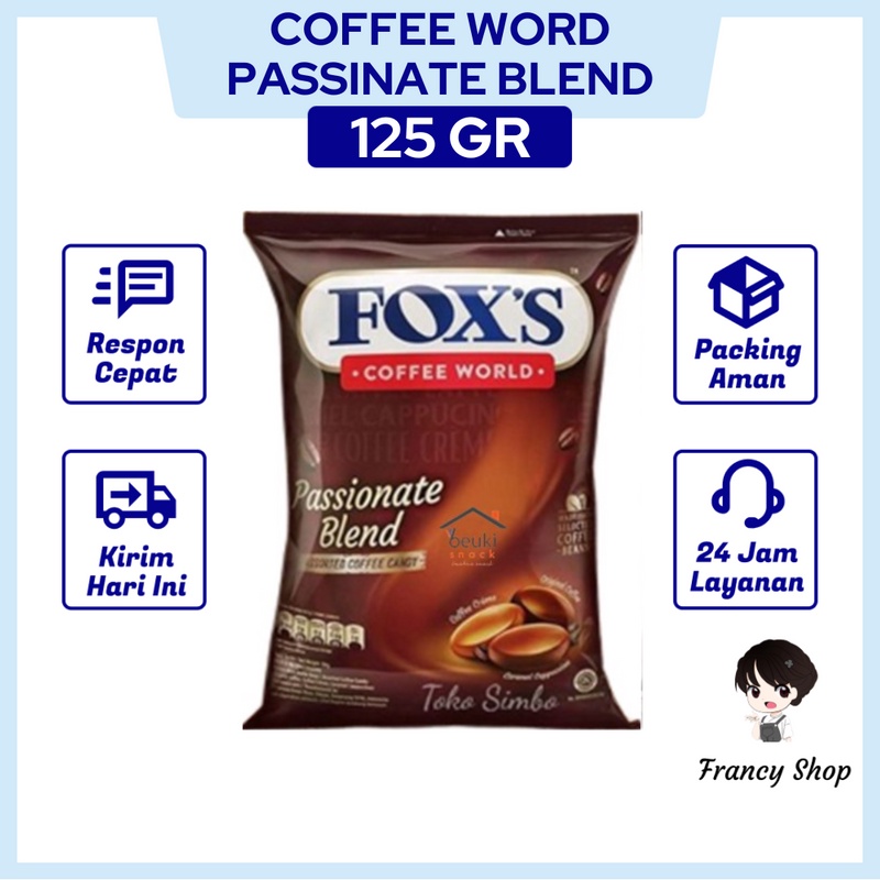 

Permen Fox's Coffee World Passionate Blend 125 gr