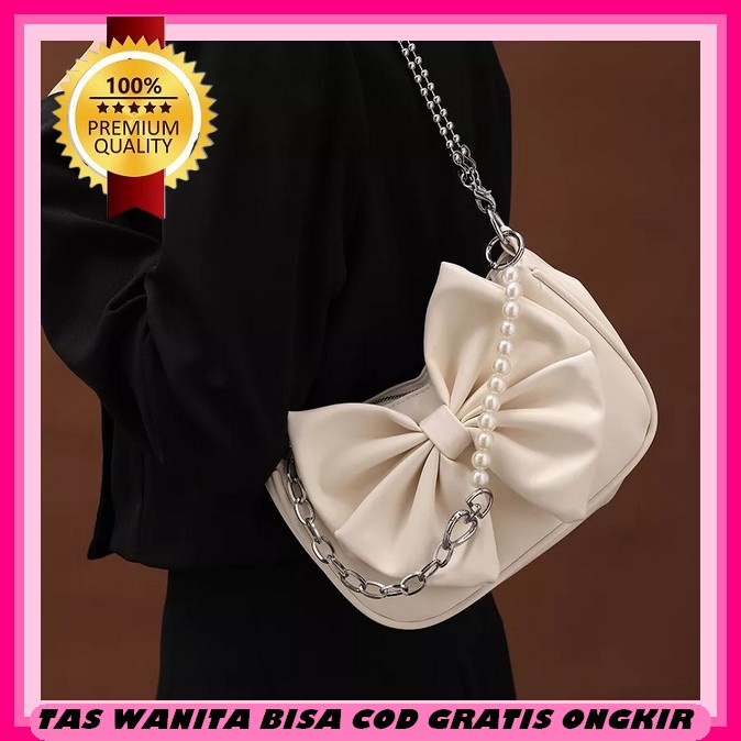 Sling Bag Lucu Aesthetic Sling Bag Cewek Korean Style Premium Shoulderbag Mini Rantai Shoulderbag Ka