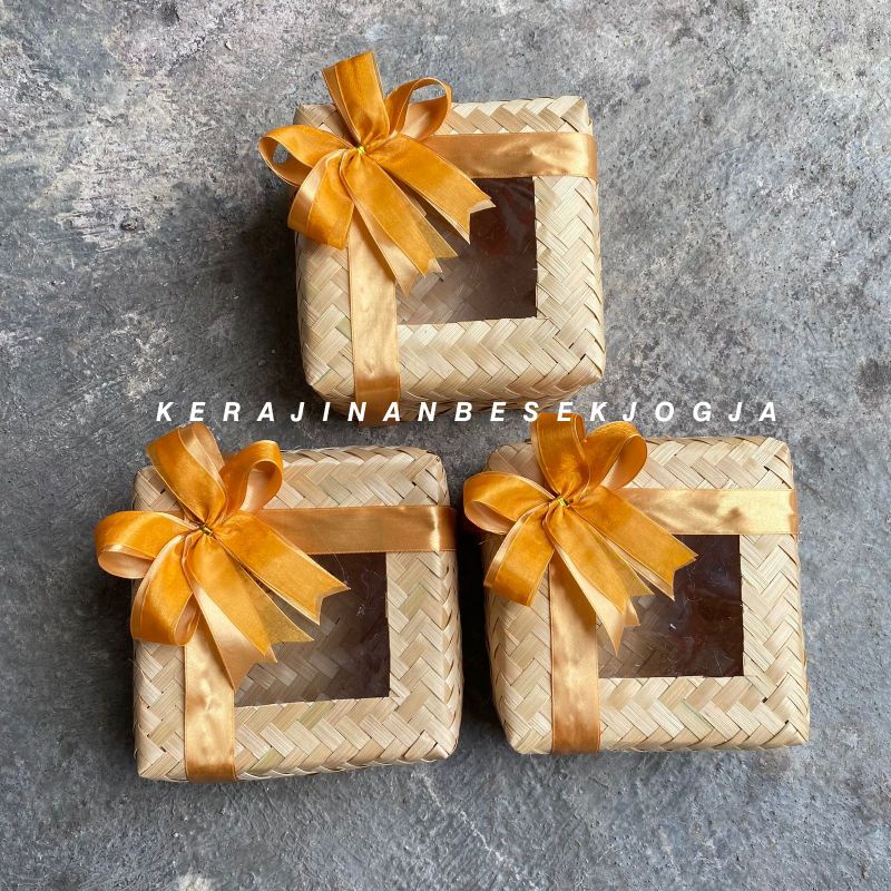 BESEK NATURAL MIKA PITA | besek natural pita besek natural besek kekinian besek hias jogja