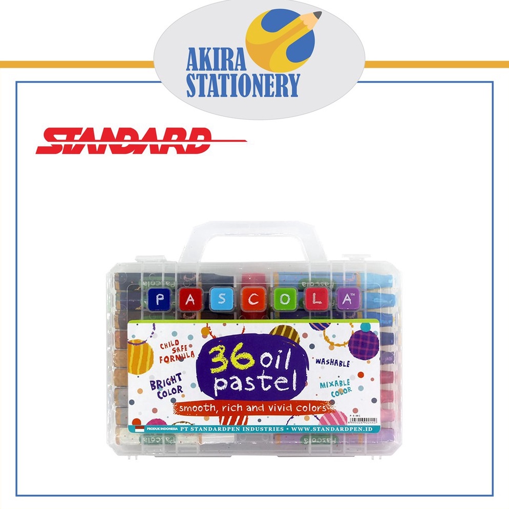 

Special Price.. CRAYON / OIL PASTEL CRAYON STANDARD PASCOLA 36 (36 WARNA) 00L