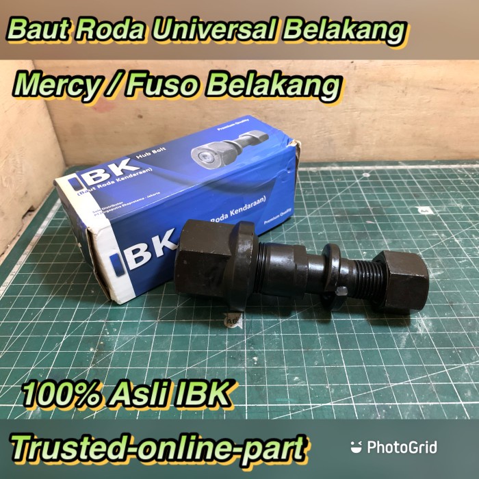 Baut Roda Universal Fuso Mercy Belakang 100% Asli IBK best buy