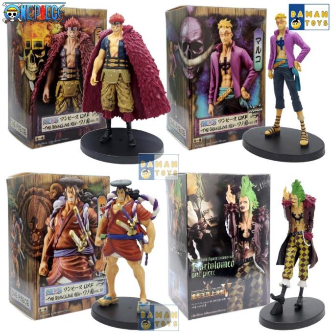 ACTION FIGURE DXF EUSTASS KID ONE PIECE KOZUKI ODEN BARTOLOMEO MACRO