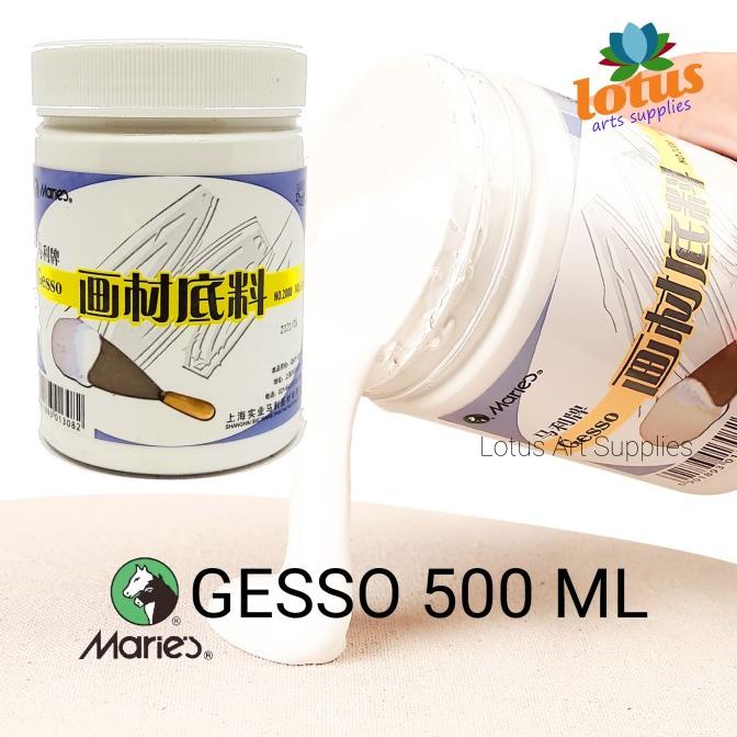 

Maries Gesso Primer 500Ml Decoupage White