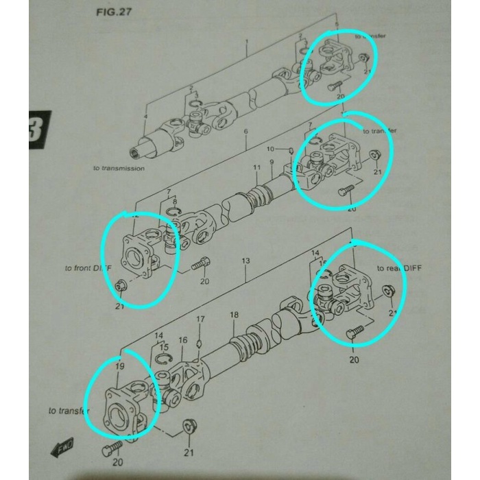 New Flange Copel Suzuki Katana Kode 131