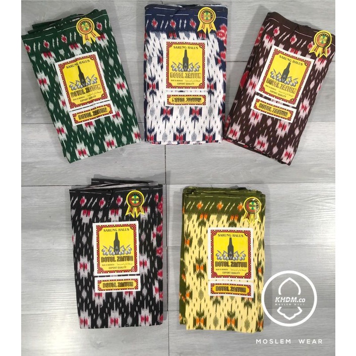 Sarung Goyor Printing Botol Zaitun