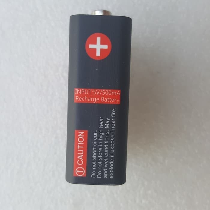 Baterai Kotak 9V 1000Mah 1.000 Mah Charge Isi Uang Batre Rechargeabe