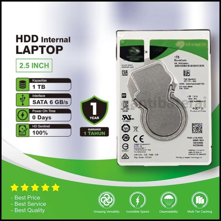 Best Product Hardisk Laptop 1Tb Barracuda Sata 2,5" Baru Hdd 1Tb Laptop Notebook Ps