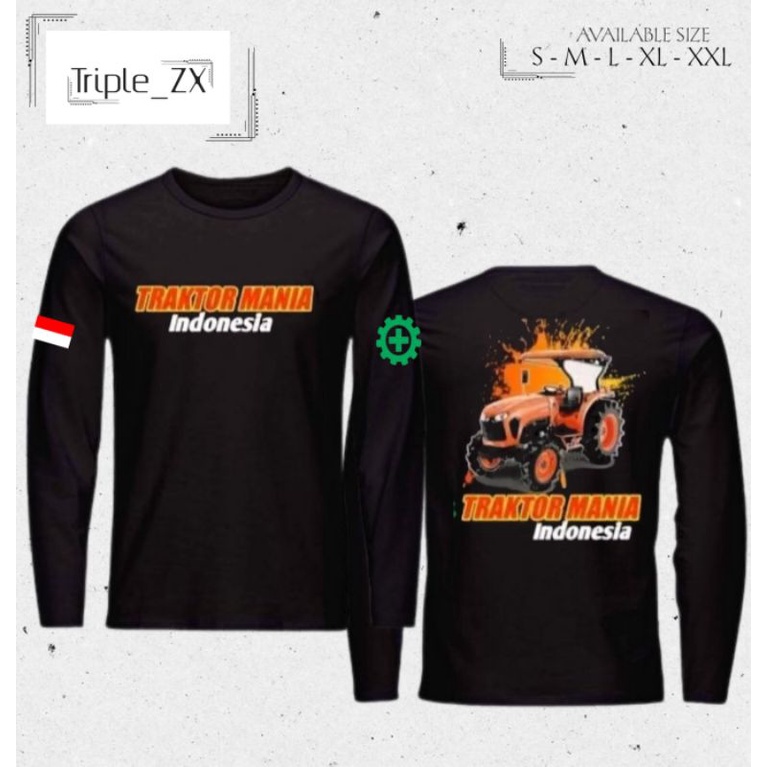 KAOS LENGAN PANJANG TRAKTOR RODA 4 TRAKTOR MANIA INDONESIA