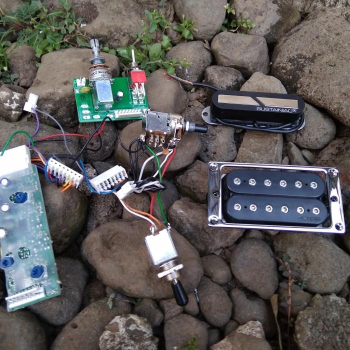 Pickup Gitar Dimarzio DP273 The Satchur-8 And Sustainiac Driver Single