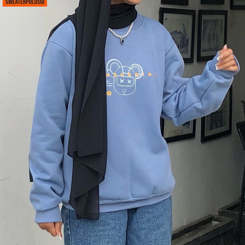 SALE SWEPO Basic Sweater REASURRING SWEPO 630 (SABLON) M-XXL (Pria & Wanita)