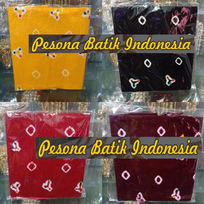 KAIN BATIK JUMPUTAN ANGKIN INSTAN 4 WARNA /.ANGKIN JUMPUTAN