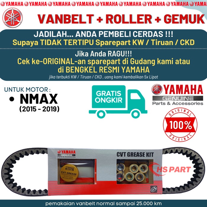 Bestseller Vanbelt Nmax Original Vanbelt Nmax Old Roller Nmax Ori Vbelt Nmax Ori