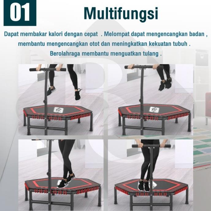TRAMPOLIN / TRAMPOLINE / TRAMPOLINE 50" / ALAT LOMPAT BESAR MODEL TL50