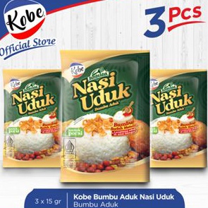 

Murah Banget Kobe Bumbu Nasi Uduk Isi 3 sachet x 15gr Ready