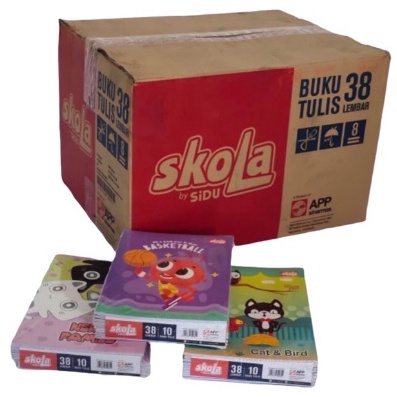 

Terlaris (10 Buku) Buku Tulis Skola 38/ Buku Tulis Murah/ Buku Tulis SIDU/ Buku Tulis isi 38