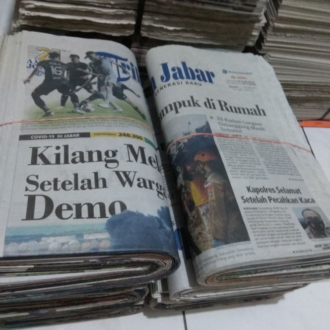 Termurah KORAN BEKAS TAPI BARU KORAN KILOAN KORAN EXPIRED