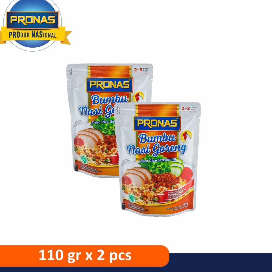 

Baru Pronas Bumbu Nasi Goreng dengan Daging Ayam 110 g bundling 2 pcs