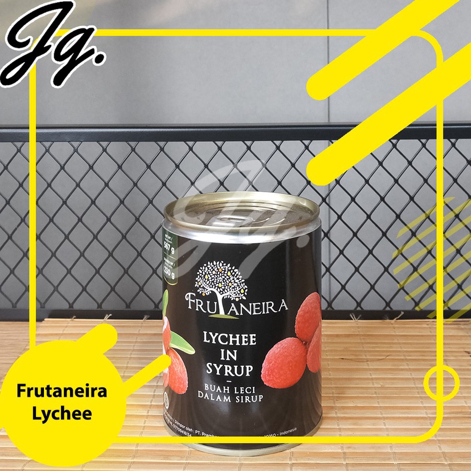 

Model Terkini Frutaneira Lychee In Syrup / Buah Leci Kaleng / 567 gram