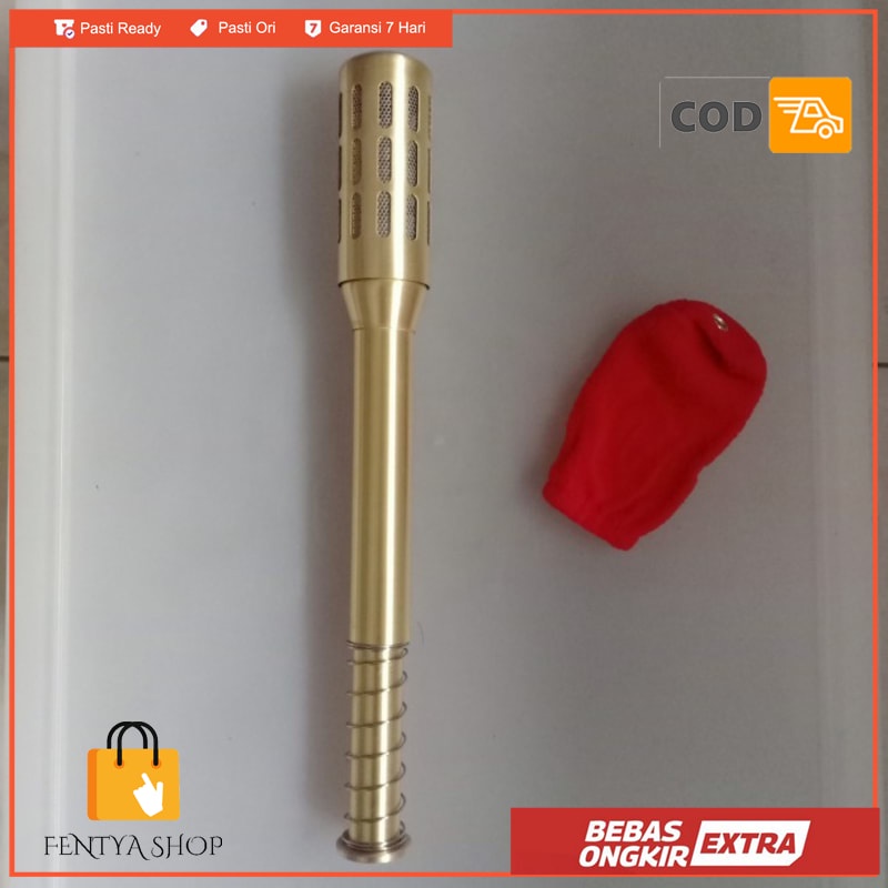 big brass moxa roller set holder tongkat moksa terapi moksibusi TCM