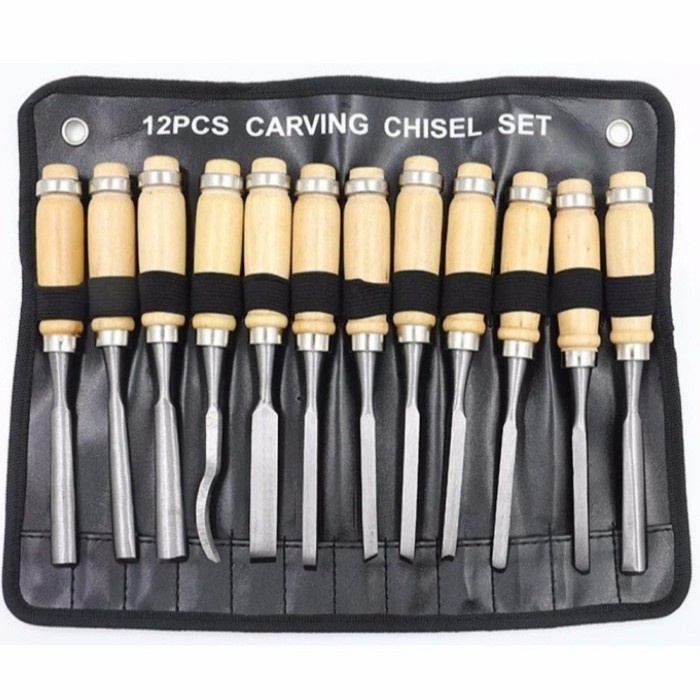 

12 pcs carving chisel pahat ukir