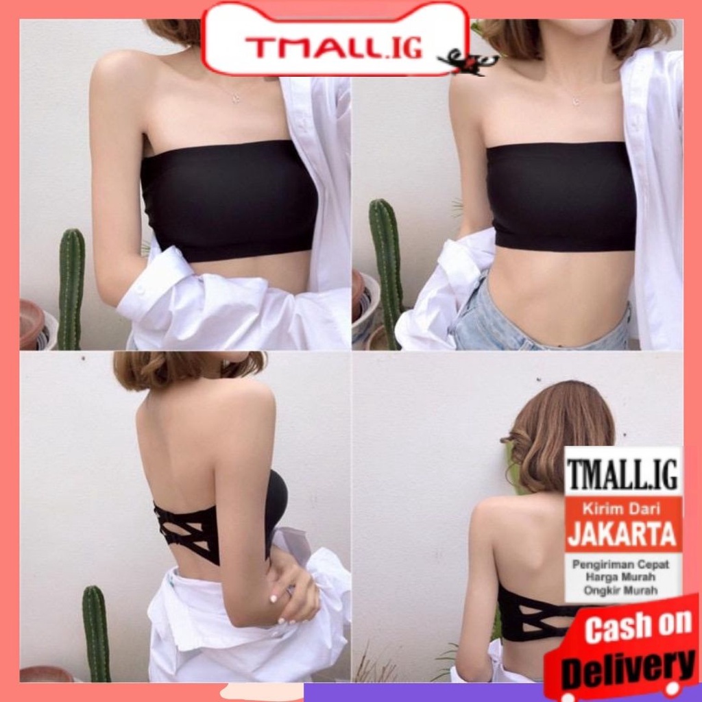 Kemben Seamless Unik Lembut Cewek Korean Style Berkualitas Perempuan M6B0 Anti Nyeplak Jumbo Bra Teb
