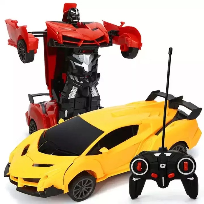 Mobil Remot Control Autobots Transformer RC Mobil Berubah Jadi Robot