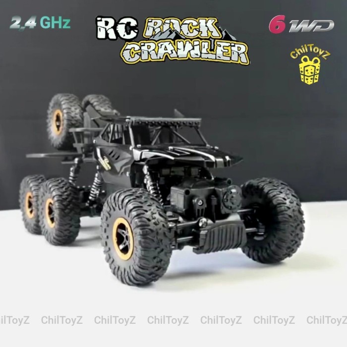 Mobil RC Remote Control ROCK CRAWLER Mainan Remot 6x 6WD RDR1073