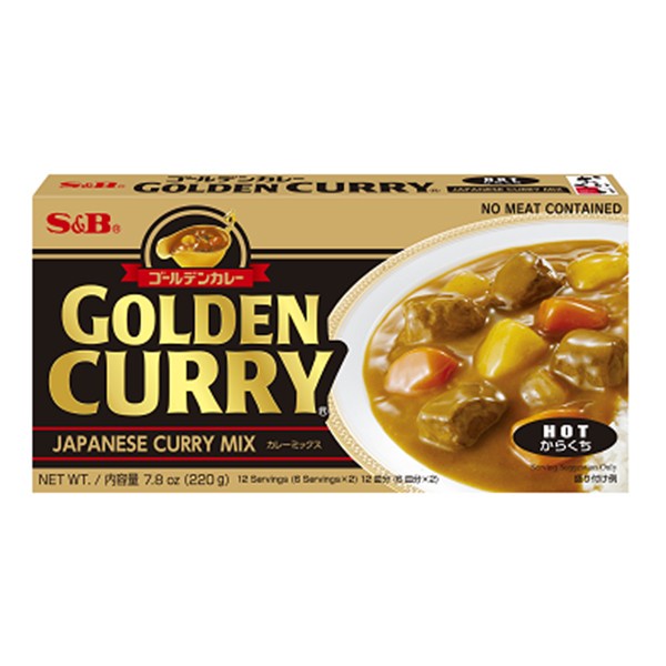

S&B Golden Curry Japanese Curry Mix Hot 220 G