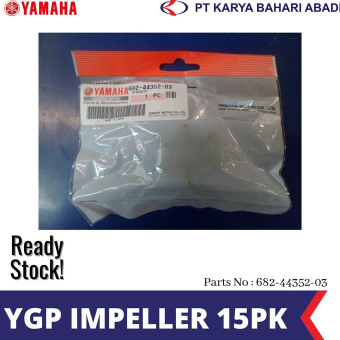 Yamaha Genuine Parts 682-44352-03 Impeller Mesin Tempel 15Pk