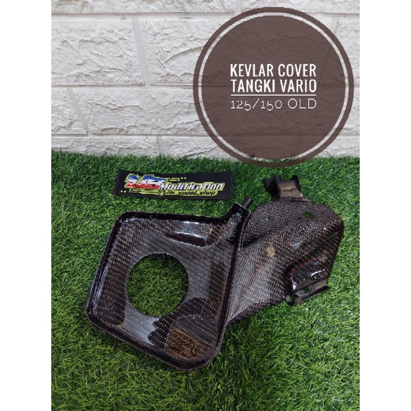 Karbon Kevlar Cover Tangki Vario 125 Dan 150 Old