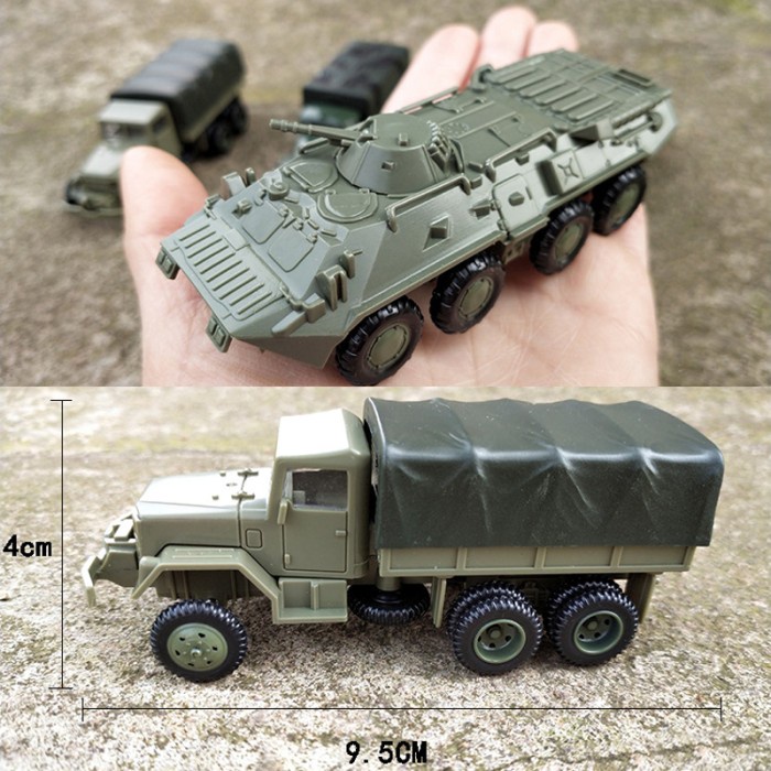 HOT SALE MODEL RAKIT 4D U.S. M35 TRUCK 1/72 MAINAN MILITARY TRUK M35 WW2 TERBARU